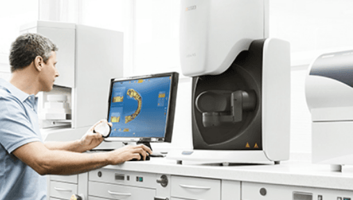 Gráfico sobre tecnología CAD-CAM aplicada al diseño de restauraciones dentales