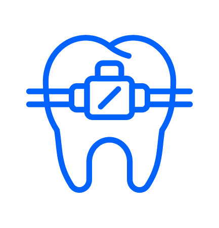 Ortodoncia dental Tratamiento de ortodoncia para corregir la alineación de los dientes